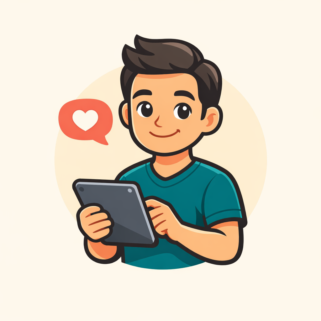 Cartoon illustration of a health coach